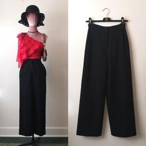 PRADA Wool wide leg trousers